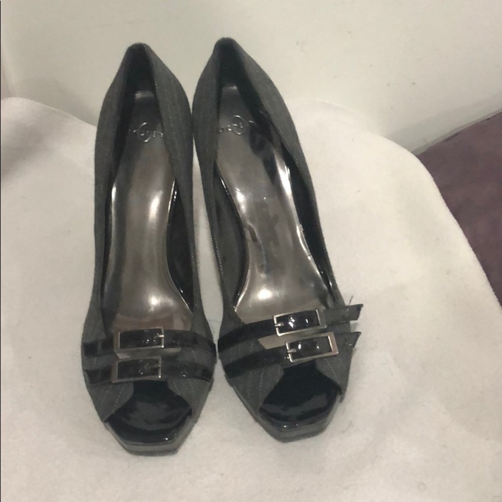 Joey Black Work Heels